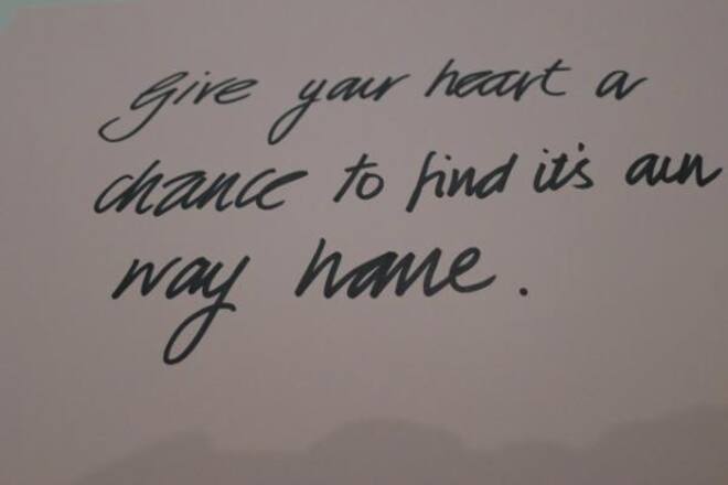 Geri Halliwells Lebensweisheiten auf Zetteln