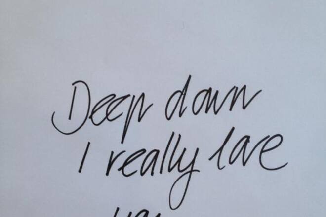 Geri Halliwells Lebensweisheiten auf Zetteln