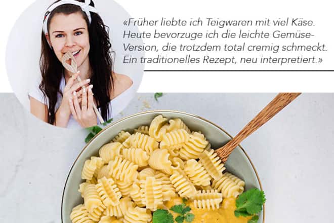Vanillacrunnch vegane Käse-Pasta-Sauce