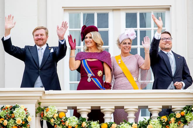 König Willem-Alexander Königin MaximaPrinz Constantijn Prinzessin Laurentien