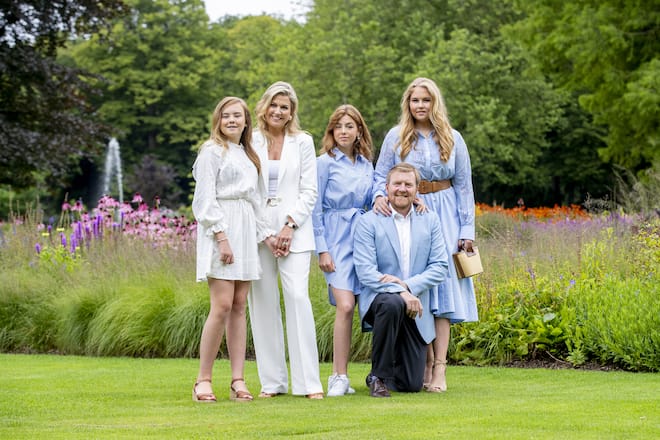 König Willem-Alexander mit Familie