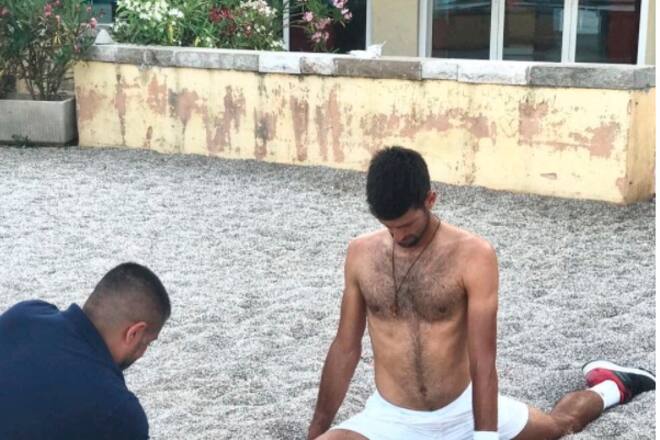 Novak Djokovic Instagram Spagat