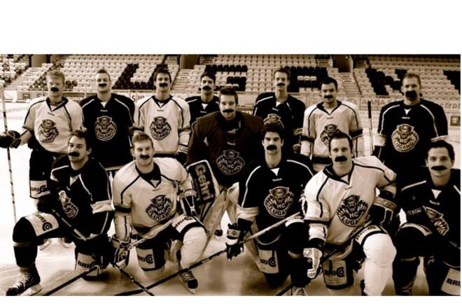 HC Lugano Moustache Movember 2012