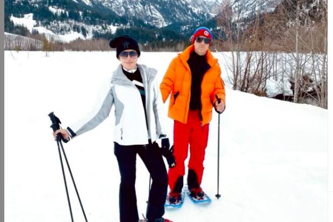 Robbie und Ayda Williams in der Schweiz, SI 08/2021