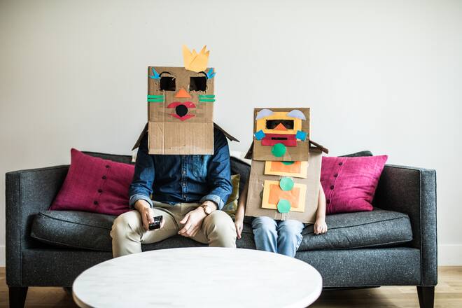 Eltern, Kinder, Bildschirm