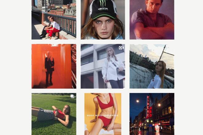 Auszug aus dem Instagram-Profil von Model Nina Marker