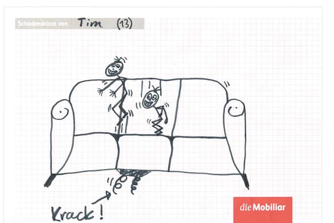 Schadenskizze Mobiliar