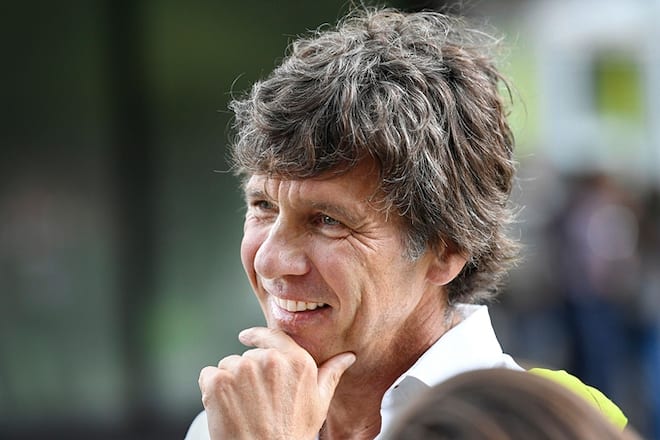 André Lüthi an der Gedenkfeier für Ueli Steck.