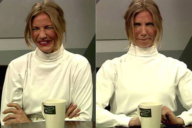 Cameron Diaz bei Jimmy Fallon