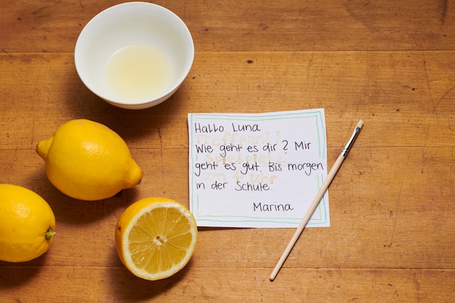 Selbstgemacht Geheimbotschaften