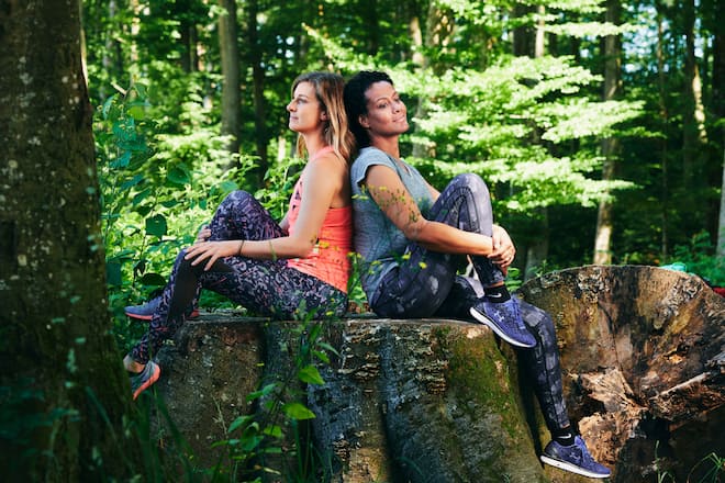Angélique Beldner, Newsjournalistin SRF, mit Halbschwester Miriam