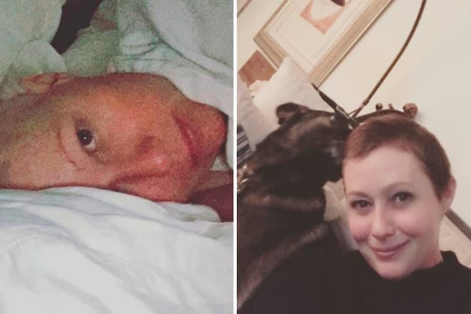 Shannen Doherty nach Krebs auch Instagram und Facebook und Chemo