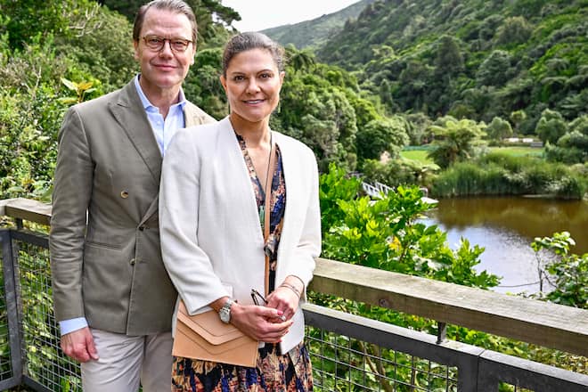 Kronprinzessin Victoria und Prinz Daniel beim Besuch des Schutzgebiets Zealandia Ecosanctuary