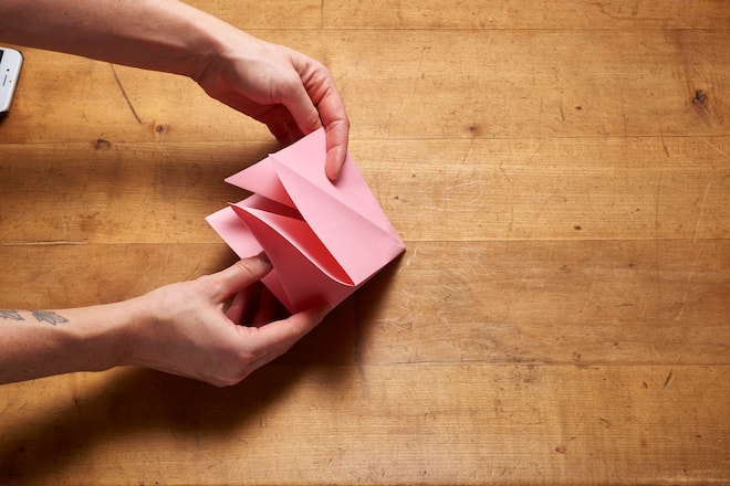 Basteln Selbstgemacht Papier falten