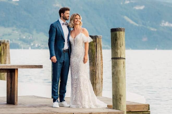 Herr und Frau Gyr: Die Moderatorin und der Spitzensportler haben geheiratet.