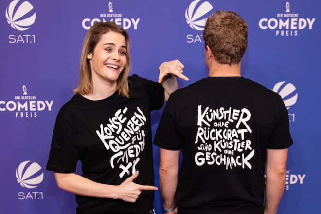 Hazel Brugger und Thomas Spitzer können wieder lachen – die Zeit, als sie ihr Kind erwarteten, war aber nicht so lustig.