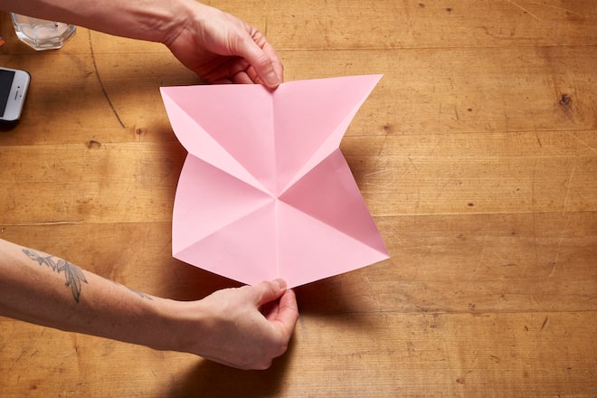 Basteln Selbstgemacht Papier falten