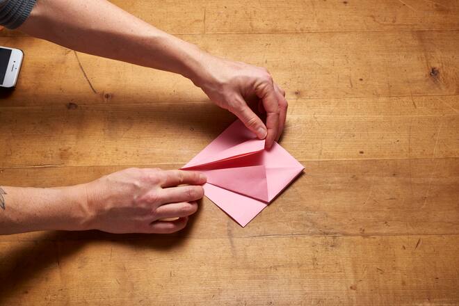 Basteln Selbstgemacht Papier falten