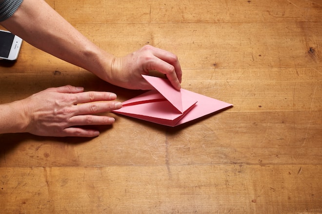 Basteln Selbstgemacht Papier falten