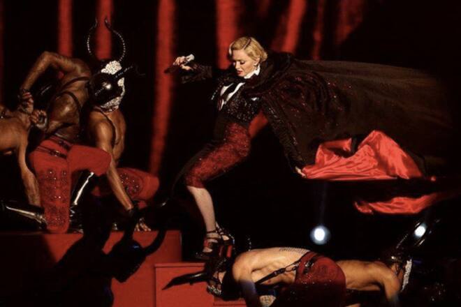 Madonna Brit Awards 2015 Accident Unfall Fotos