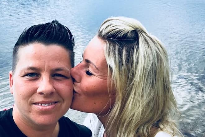 Kerstin Ott und ihre Frau Karolina Koeppen 2018