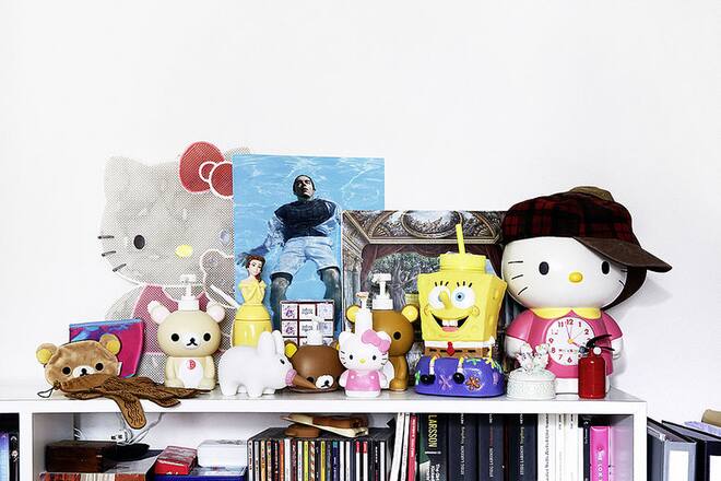 Kleintierzoo. Souvenirs aus Japan.