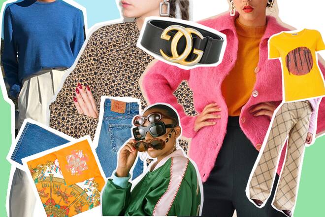 Collage die besten Online-Adressen für Vintage-Shopping