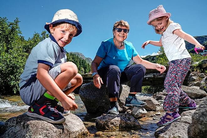 Viola Amherd, mit Enkel, 2020