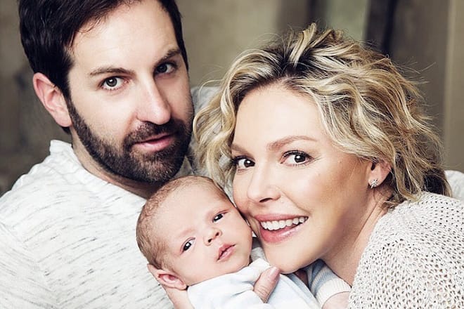 Katherine Heigl auf Instagram mit Mann und Kinder Joshua 2017
