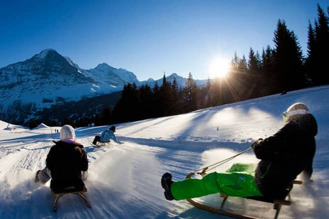 Die 10 besten Schlittelpisten der Schweiz