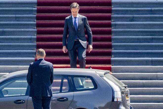 Der König empfing Minister Mark Rutte am Wochenende.