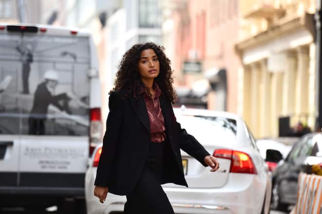 NEW YORK, NEW YORK - SEPTEMBER 25: Indya Moore seen on September 25, 2020 in New York City. (Photo by Noam Galai/GC Images)