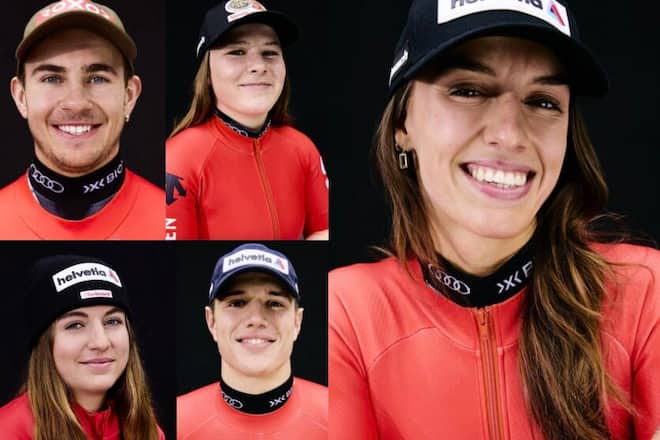 Collage Schweizer Ski Collage