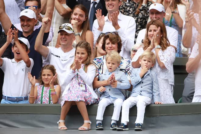 Mirka Federer Leo Lenny Charlene Myla