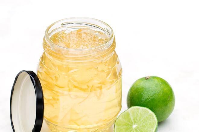 Limetten-Ananas-Konfi