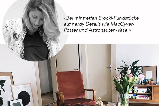 Im Wohnzimmer von Digital Director Laura