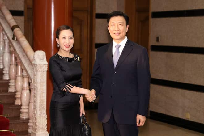 Chinese Vice President Li Yuanchao Thai Princess Bajrakitiyabha Mahidol