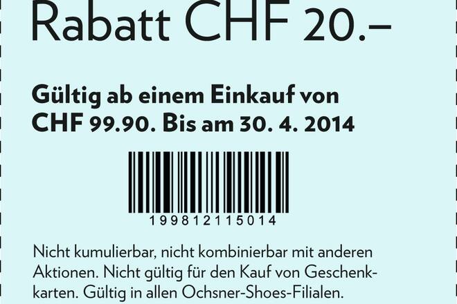 Gutschein OCHSNER SHOES