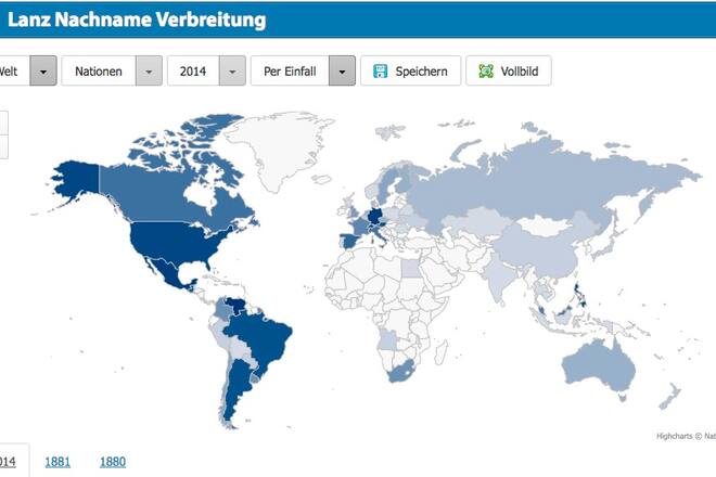 Nachnamen Schweiz Liste Bedeutung Familienname Karte weltweit