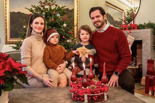 Weihnachten mit Prinz Carl Philip und Familie
