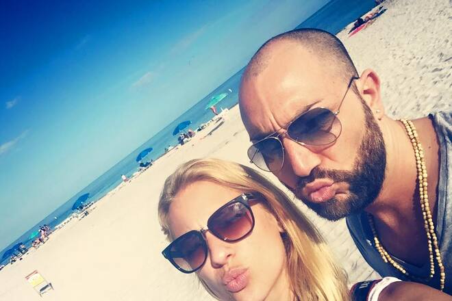 Christa Rigozzi und DJ Bobo in Miami Florida