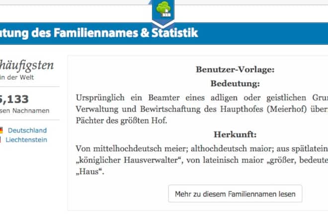 Nachnamen Schweiz Liste Bedeutung Familienname Karte weltweit