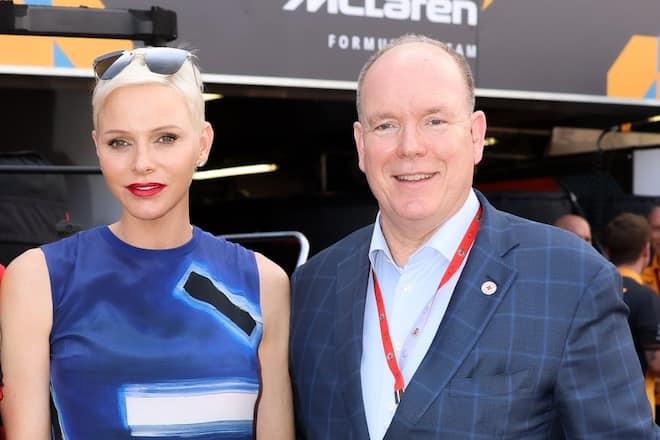 Fürst Albert II. und Fürstin Charlène bei einem gemeinsamen Auftritt.