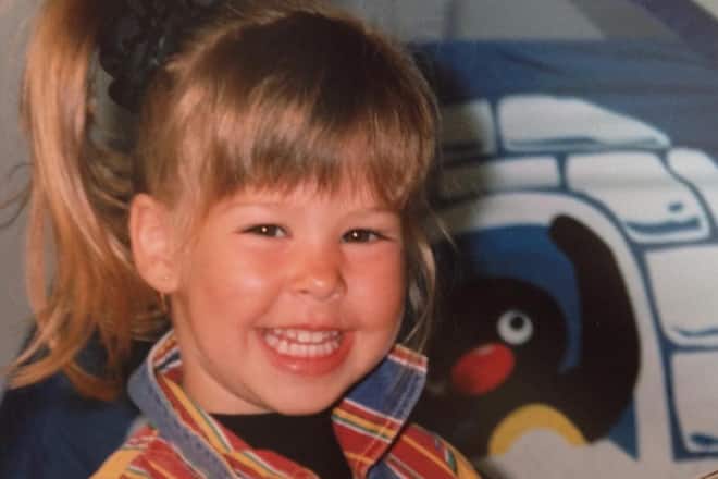 Giulia Steingruber als Kind