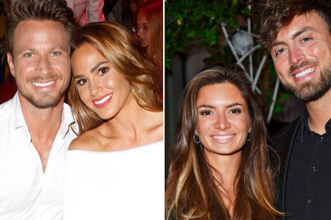 Haben zueinander gefunden: Sebastian und Angelina Pannek (li.) und Michèle de Roos und Niko Griesert (re.).