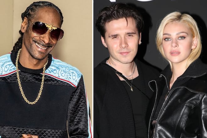 Snoop Dogg (l.) wird Brooklyn Beckham und Nicola Peltz' Hochzeits-DJ.