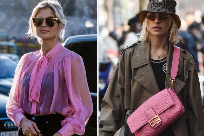 Pink funktioniert besonders gut als Center-Piece.