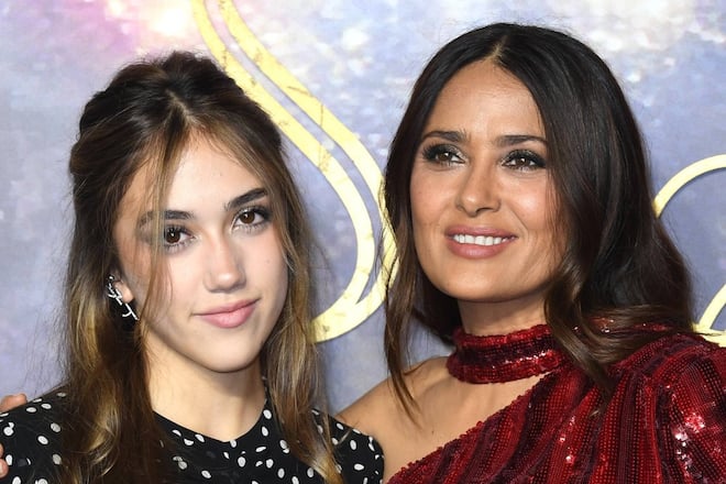 Salma Hayek (re.) und ihre Tochter Valentina.