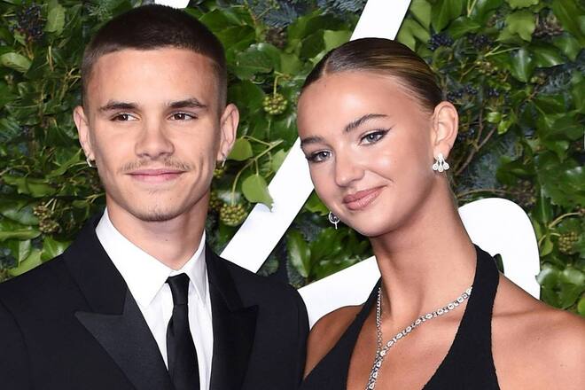 Romeo Beckham und Model Mia Regan