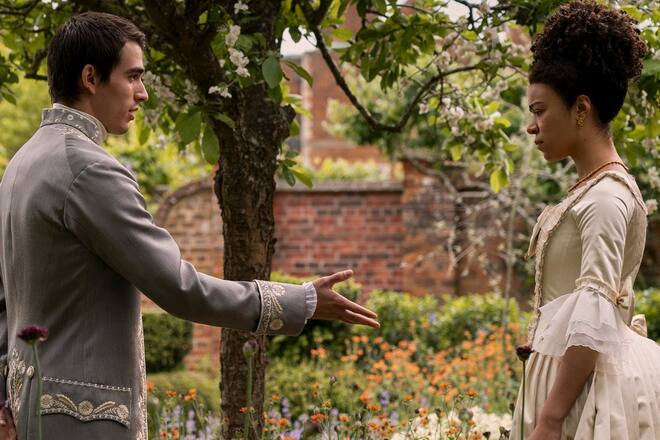 In «Königin Charlotte: Eine Bridgerton Geschichte» wird die Geschichte von Königin Charlotte erzählt.